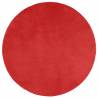 Rug OVIEDO Short Pile Red Ø 100 cm - Cozy & Stylish Decor