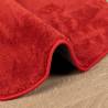 Rug OVIEDO Short Pile Red Ø 100 cm - Cozy & Stylish Decor