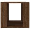 Elegant Brown Oak Bedside Table - 41x40x36 cm | Hipo Market