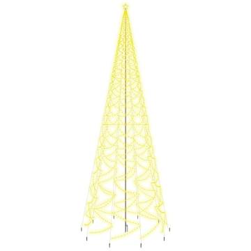 Christmas Tree with Spike - 800cm, 3000 Warm White LEDs