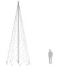 Christmas Tree with Spike - 800cm, 3000 Warm White LEDs