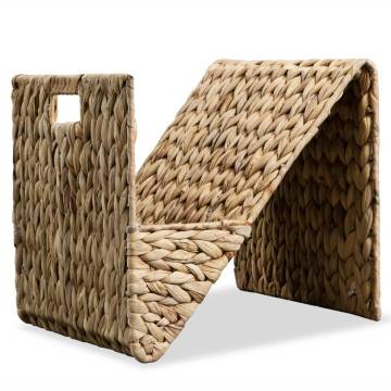 Stylish Water Hyacinth Magazine Holder - 31x31x31 cm