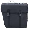 Double Bicycle Bag for Pannier Rack - Waterproof 35L Black