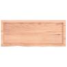 Light Brown Solid Oak Table Top - 100x40 cm | HipoMarket