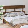 Bed Headboard Honey Brown 164x3x81 cm Solid Wood Pine Colour honey brown Size 164 x 81 cm Quantity in Package 1 