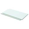 Shelves 2 pcs Panel Glass Clear 50x20 cm Size 50 x 20 cm Quantity in Package 2 Number of Pieces 1 