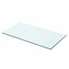 Clear Glass Panel Shelves (2 pcs) – 50x20 cm | HipoMarket