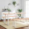 Untreated Solid Wood Table Top 180x40 cm | Hipomarket