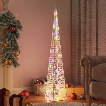 Acrylic Decorative LED Light Cone Multicolour 120 cm | Hipomarket