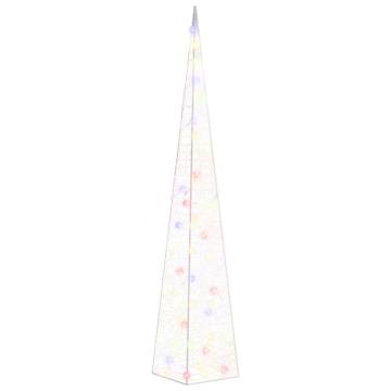 Acrylic Decorative LED Light Cone Multicolour 120 cm | Hipomarket