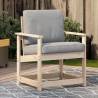 Garden Chair 62x55x77 cm Solid Wood Pine Colour natural pine Quantity in Package 1 