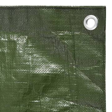 Tarpaulin 180 g/m² 6x12 m Green HDPE - Versatile Protection