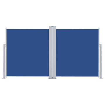 Retractable Side Awning Blue 100x600 cm - Stylish Garden Privacy