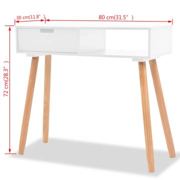 Console Table Solid Pinewood 80x30x72 cm - Stylish & Durable