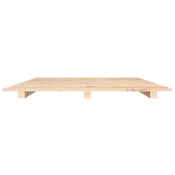 Solid Wood Pine Bed Frame 120x200 cm - Durable & Stylish