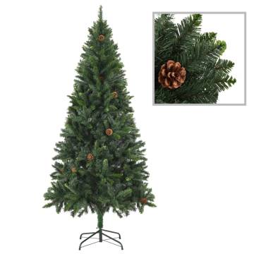 Artificial Pre-lit Christmas Tree with Ball Set - 210 cm Green