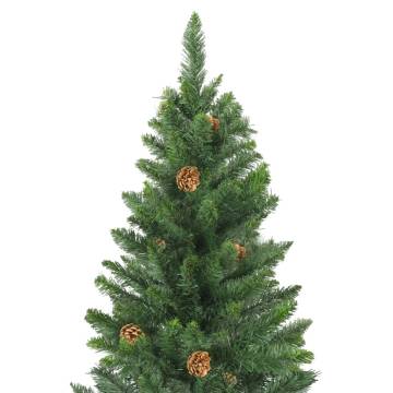 Artificial Pre-lit Christmas Tree with Ball Set - 210 cm Green