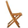 Folding Outdoor Chairs 2 pcs - Solid Acacia Wood | Hipomarket