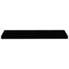 Stylish Floating Wall Shelves - High Gloss Black - 4 pcs