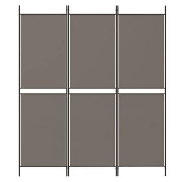 3-Panel Room Divider Anthracite 150x220 cm - Stylish Privacy