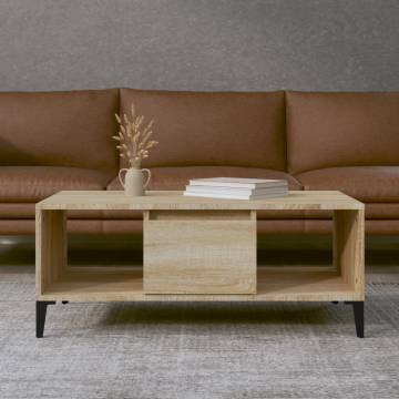 Coffee Table Sonoma Oak | Stylish Storage Solution