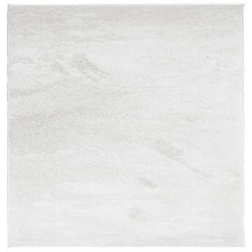 Rug OVIEDO Short Pile Grey 160x160 cm - Comfort & Style