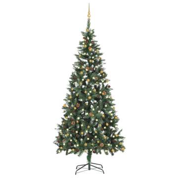 210 cm Pre-lit Christmas Tree with Ball Set - Buy Now | Hipo Market