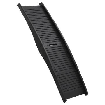 Folding Dog Ramp Black - 153x40x12.5 cm | HipoMarket UK