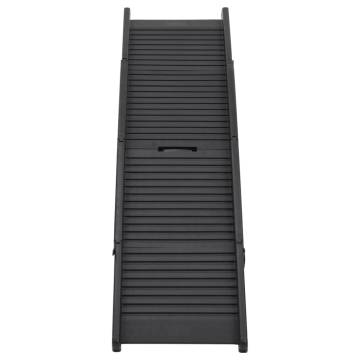 Folding Dog Ramp Black - 153x40x12.5 cm | HipoMarket UK