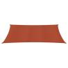 Terracotta Sunshade Sail 160 g/m² - 2x4 m HDPE