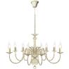 Antique White Metal Chandelier 8 x E14 Bulbs Colour white Size 80 x 45 cm Quantity in Package 1 Bulb Quantity 8 