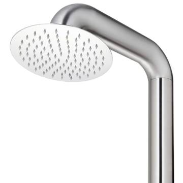 Garden Shower 225 cm Stainless Steel - Modern Outdoor Design