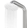 Garden Shower 225 cm Stainless Steel - Modern Outdoor Design