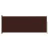 Patio Retractable Side Awning 117x300 cm - Brown Privacy Solution