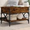 Stylish Smoked Oak Coffee Table - 70x50x50 cm | HipoMarket UK