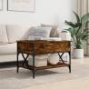 Stylish Smoked Oak Coffee Table - 70x50x50 cm | HipoMarket UK