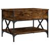 Stylish Smoked Oak Coffee Table - 70x50x50 cm | HipoMarket UK