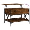 Stylish Smoked Oak Coffee Table - 70x50x50 cm | HipoMarket UK