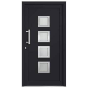 Front Door Anthracite 88x200 cm – Secure & Elegant Entryway