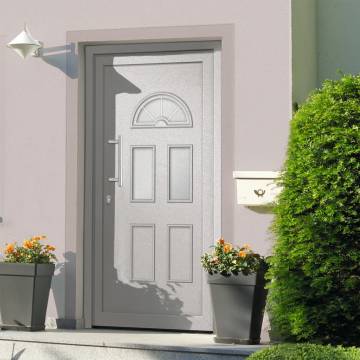 Elegant White Front Door 98x198 cm - Secure & Stylish