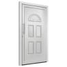 Elegant White Front Door 98x198 cm - Secure & Stylish