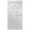 Elegant White Front Door 98x198 cm - Secure & Stylish