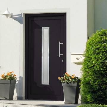 Elegant Anthracite Front Door 98x200 cm - Security & Style