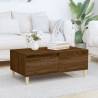 Coffee Table Brown Oak 90x50x36.5 cm Engineered Wood Colour brown oak Quantity in Package 1 