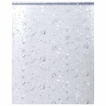 Frosted Flowers Window Films - 2 pcs PVC for Privacy & Light