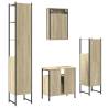 4 Piece Sonoma Oak Bathroom Furniture Set - Stylish & Durable