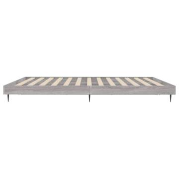 Grey Sonoma Bed Frame 120x200 cm | Durable & Stylish Design