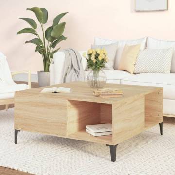 Coffee Table Sonoma Oak - Stylish & Functional | Hipomarket