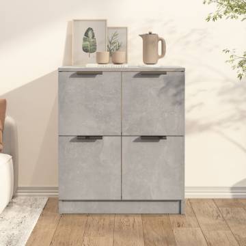 Modern Concrete Grey Sideboard - 60x30x70 cm | Hipo Market