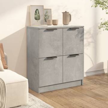 Modern Concrete Grey Sideboard - 60x30x70 cm | Hipo Market